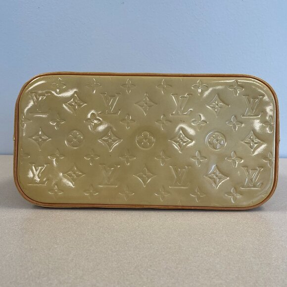 Louis Vuitton Vintage Houston Yellow Monogram Vernis Leather Tote - Preowned - Picture 3 of 16